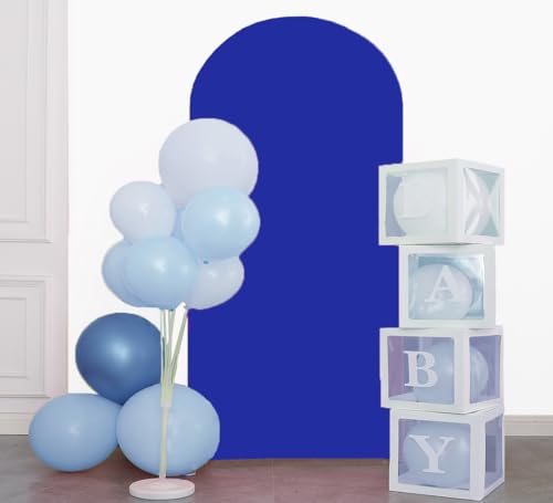 JFDYDM Royal Blue Arch Cover - 7.2 FT Wedding & Party Backdrop Stand by JFDYDM - Used condition - Image 2