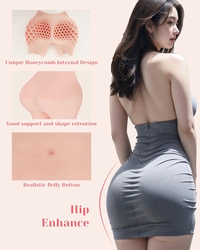 Silicone Pants for Crossdressers Hip Enhancer Open Crotch Buttock Silicone Fake Butt Pants Drag Queens Transgender2