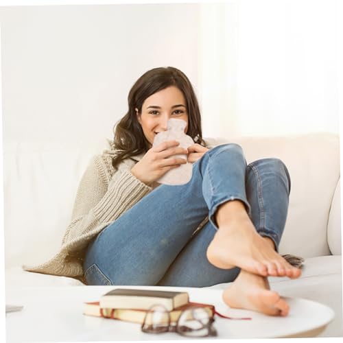 CLISPEED 1 Unidade Aquecedor De Mão De Pelúcia Aquecedor De Mãos Pequena Garrafa De Água Quente Saco