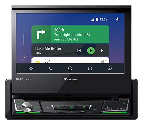 Image of Pioneer AVH-Z7200DAB 1-DIN 7 inch flip-out touchscreen multimedia player, Apple Carplay, Android Auto, DAB /DAB+ Digital Radio, Waze (Via Apple CarPlay / Android Auto), Bluetooth and a 13-band GEQ