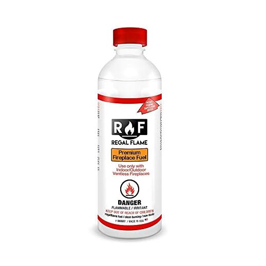 Regal Flame Prime Ventless Bio Ethanol Fireplace Fuel - 1 Quart