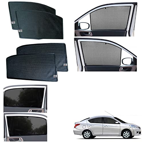 Image of WolkomHome car Fix Curtain Window Shades Half Curtains Sunshade for Sunny