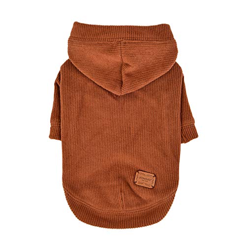 Pinkaholic NATD-TS7583-CM-M PIPPA CAMEL M Dog Tip Cardigan Shirt, Brown, Medium