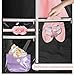 KIMBORA Costume Dance Garment Bag with 3 Clear Zipper Pockets for Suits Dress Cover, Travel Storage & Competitions, Set of 2 (Black)