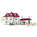 Schleich Horse Club - 179 PC Lakeside Country House and Stable Playset with Horse Figurines, Poseable Characters and Accessories - Realistic Farm Toys for Girls and Boys - Kids Ages 5+ | 42706