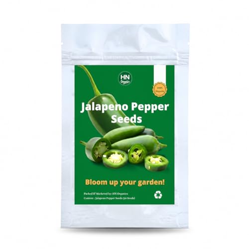 Image of Jalapeno Seeds for Planting in Home Kitchen Garden | Pack of 25-30 Seeds (Jalapeno)