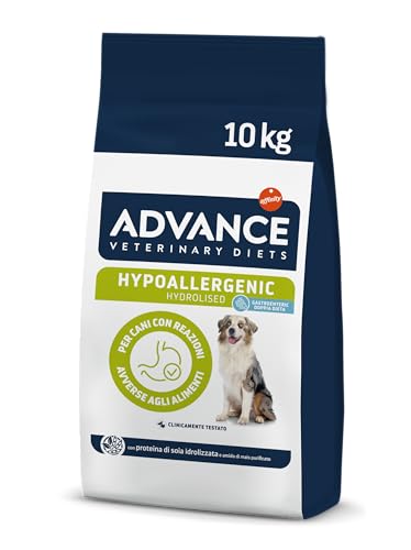 Advance Veterinary Diets - Hypoallergenic - Cibo per Cani con per Le Reazioni Avversi agli Alimenti - 10kg