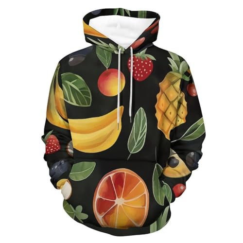 Pullover Ananas Banane résistant au froid pour un style unisexe quotidien