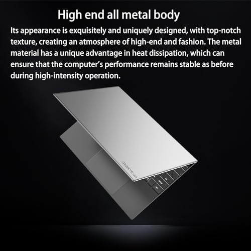 Image of Morostron Windows11 Laptop Computer, 15.6 Inch N5095 Quad core 16GB RAM 512G SSD, FHD 1920 * 1080 IPS Display Notebook PC, Backlit Keyboard, Finger Print Touch ID, AC WiFi,All-Metal Body