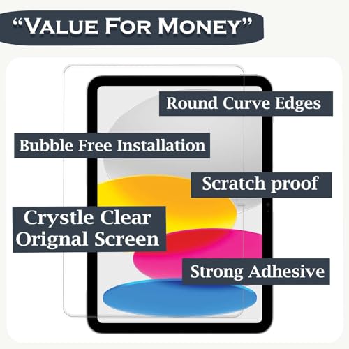 Tough Lee Tempered Glass Screen Guard for Apple iPad 11th Generation A16 11 inch 2025 / For iPad 10th Gen 10.9 inch 2022 (with Easy Installation Kit) (Pack of 1) - Image 4