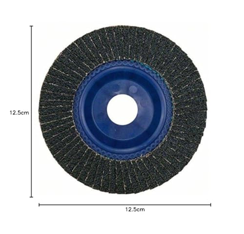 Bosch Accessories Plateau à Lamelles X551, 40 Grain, 5 à 15° Angle, 12250 tr/min, Support en Plastique, 125mm