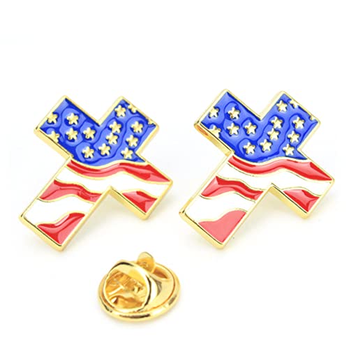Broche créative Healvian décoration drapeau pour veste de cérémonie - 5