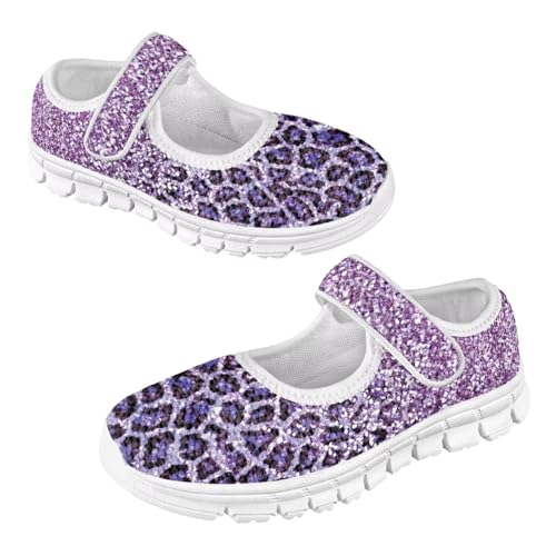 JoyLamoria Colorful Tie Dye Print Toddler Girls Dress Shoes Slip on Mary Jane Shoes for Girls Fashion Ballet Shoes Soft Flats Sneakers