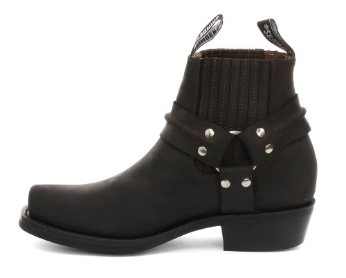 Grinders Renegade Lo Crazy Horse Brown Mens Cowboy Boots2