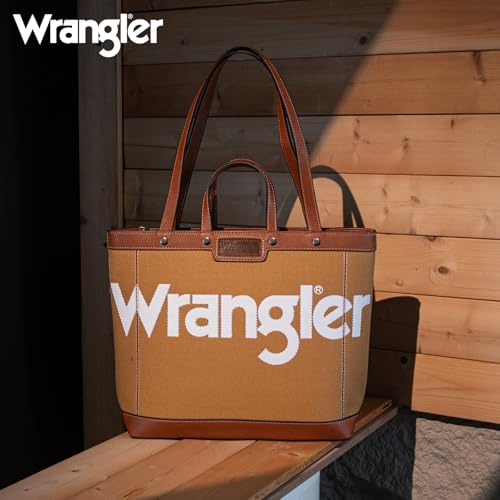 Image of Montana West Wrangler Tote Bag for Women Vintage Top Handle Handbags and Shoulder Bag