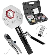 CHANHYD Hydraulic A/C Hose Crimper Hydra-Krimp Manual Crimping Tool for Air Conditioning Repair W...