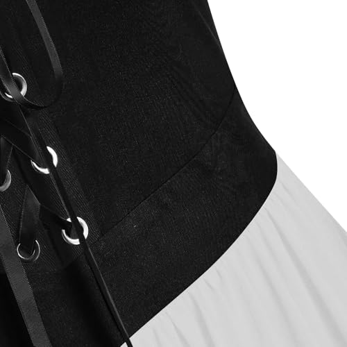Vestidos góticos con hombros descubiertos y encaje estilo medieval 4
