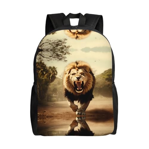 Sac à dos pour ordinateur 16 pouces PHAYAH imprimé lion pour femme et fille