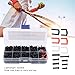 Badminton Grommet Set, Badminton String Protector Set, Badminton String Protector for Protecting Your Racket Strings from Wear and Tear