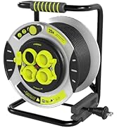 Amazon.co.jp: Masterplug コードリール 20m 延長コード屋外用 100V型