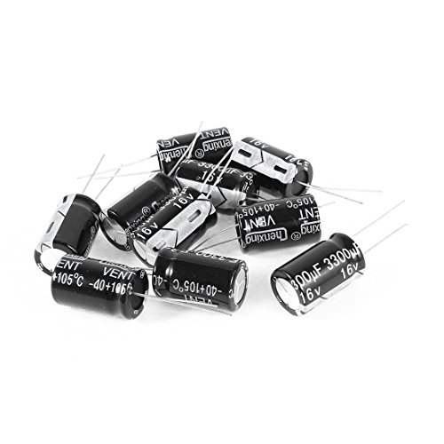 Condensateurs 3300uF 16V radiaux pour réparer une alimentation PC en panne Lot de 10 pièces