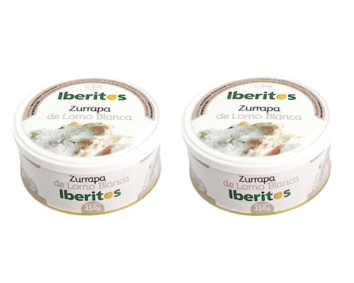 Pack 2 Zurrapas de Lomo Blanca Extremeña Sin lactosa Iberitos Gourmet Extremadura