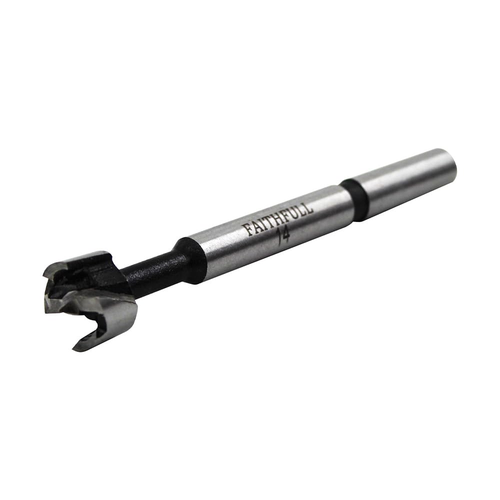 Faithfull FAIFOR14 Forstner Bit for Hardwood, Softwood, Drilling, Boring, Straight, Angled, Overlapping, Pocket Holes - 14mm