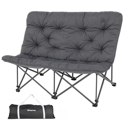 KingCamp Double Camping Chair, Oversized Padded...