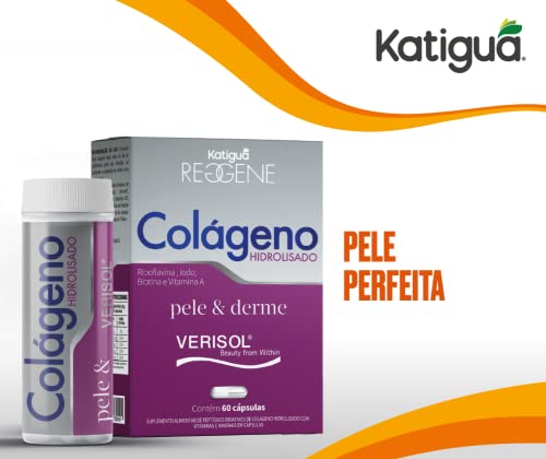 Colágeno Hidrolisado Verisol, Pele e Dermo, Com Riblofavina, Iodo, Biotina e Vitamina A, Sem sabor,