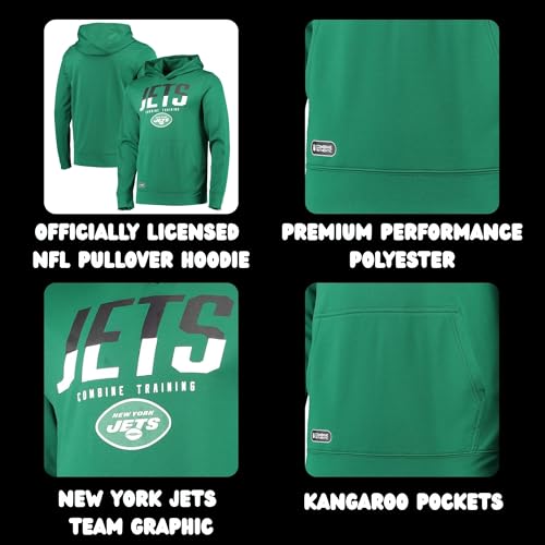 Sudadera con capucha NFL performance de tejido térmico infantil 4