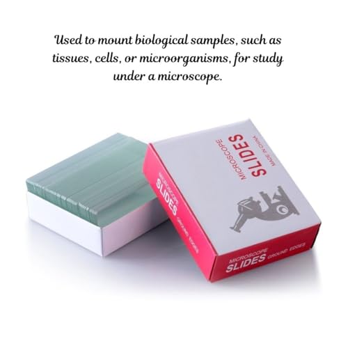 Image of Microscope Glass Slides, Pack of 50, 25.4mm x 76.1mm, 1.2mm Thick