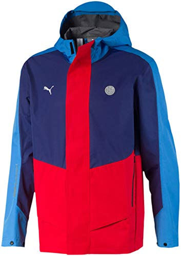 Formula 1 BMW M Motorsports Mens BMW M Motorsports RCT Jacket, Marina-Blueprint-High Risk Red, L