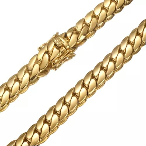 Collier de chaîne de serpent dorée en acier pour offrir - 3