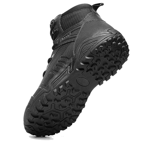 Men's Military Tactical Boots - Lightweight and Durable Work Boots for Outdoor, Combat, Jungle, Hiking, Backpacking3