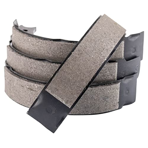 Image of TRQ Rear Brake Pad and Rotor Set Ceramic Parking Shoe Compatible with 2008-2009 Subaru Legacy