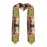 Design imprimé : les châles de remise de diplôme avec des motifs tendance ajouteront de la couleur aux tenues de remise de diplôme. Cette écharpe de remise de diplôme à imprimé renard est colorée et attrayante, design unique, attire l'attention et répond aux besoins d'utilisation quotidienne