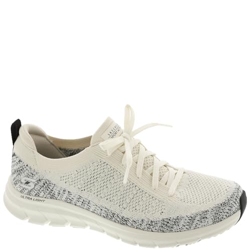 Skechers Pure Flex PulseSneaker Donna, Maglia Nera Naturale, 38 EU