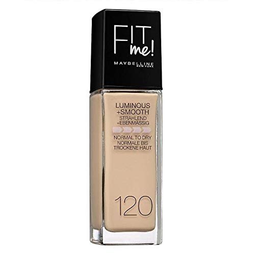 Maybelline New York Fit Me Fondotinta Liquido, 120 Classic Ivory