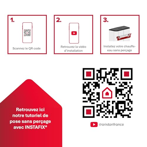 Chauffe-eau électrique Ariston Instafix support mural compatible Lydos et PRO1 - 5