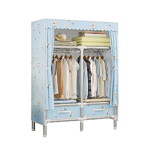 Armario portátil de 100x170x45 cm en color A con cajón organizador de ropa interior