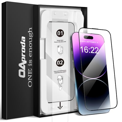 Amazon | 【新型ガイド枠 超簡単貼り付け】OAproda ガラスフィルム