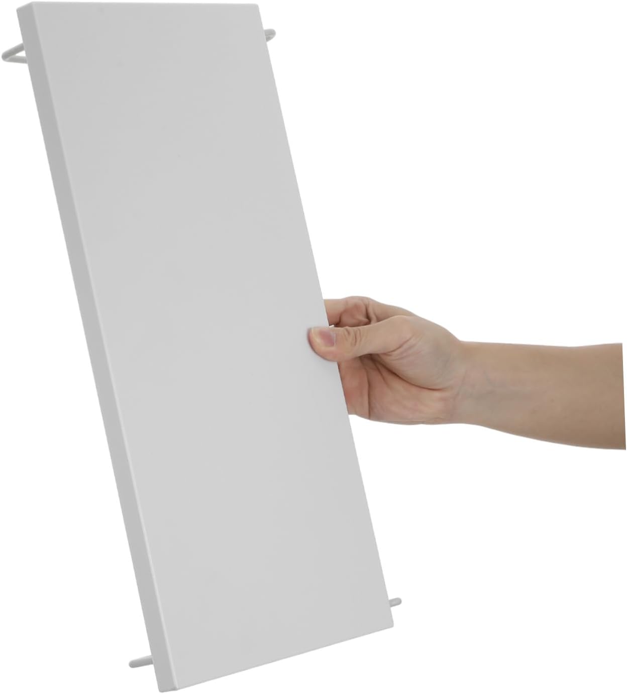 Didiseaon Pegboard Shelf Wall Organizer Shelf Plastic with No Drill Installation White Heavy Duty Load Capacity Tool Storage for Garage and Apartment