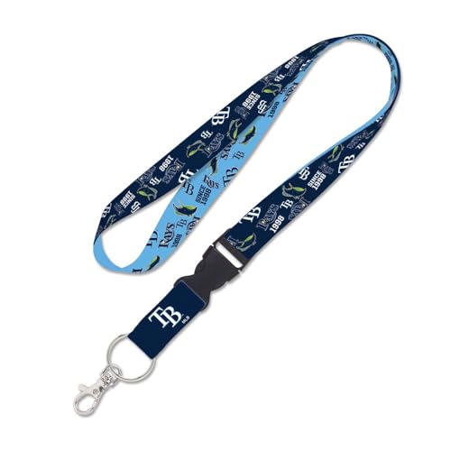 Tampa Bay Rays scatter Lanyard w/detachable buckle 1"