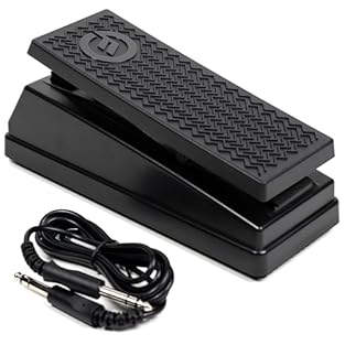 Portable & Compact - Lightweight universal expression pedal is designed to work with any keyboard, synthesizer, or pedal with an expression or CV input Robust & Reliable - Built to withstand the rigors of daily use and touring, and with a sturdy non-...