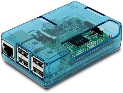 Premium Blue Transparent Case for Raspberry Pi 2 Model B Quad Core and ...