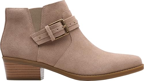 Clarks Women's Danyelle Wish Ankle Boots, Light Taupe Suede, 6.5 by Clarks - Used condition - Image 4
