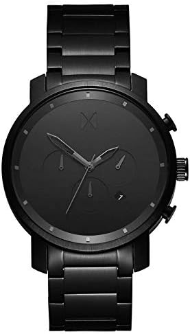 MVMT Men's Chronograph Watch with Analog Date | Black Link