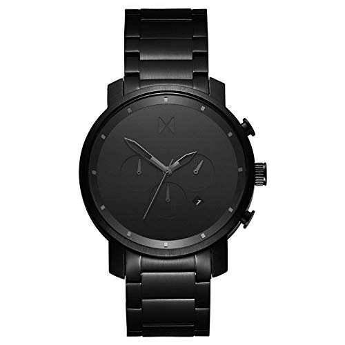 Mvmt Men's Chronograph Watch With Analog Date | Black Link #TOP1