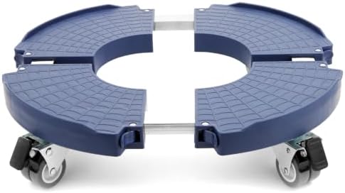 W B D WEIBIDA Verstellbares Rollbrett Pflanzen,Indoor Pflanzenroller Rund | Tragkraft 200kg,Verstellbare 40-54cm,360° Drehbare Räder,Schwerlast Pflanzenroller Rund Außenbereich und