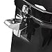 KUAFU Universal Motorcycle Hard Saddle Bags Trunk 60L Compatible with Harley Davidson Dyna Honda Cruiser Yamaha Suzuki Kawasaki Hard Luggage w/Brackets Black